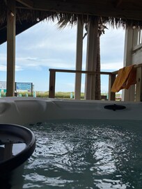 View from the hot tub