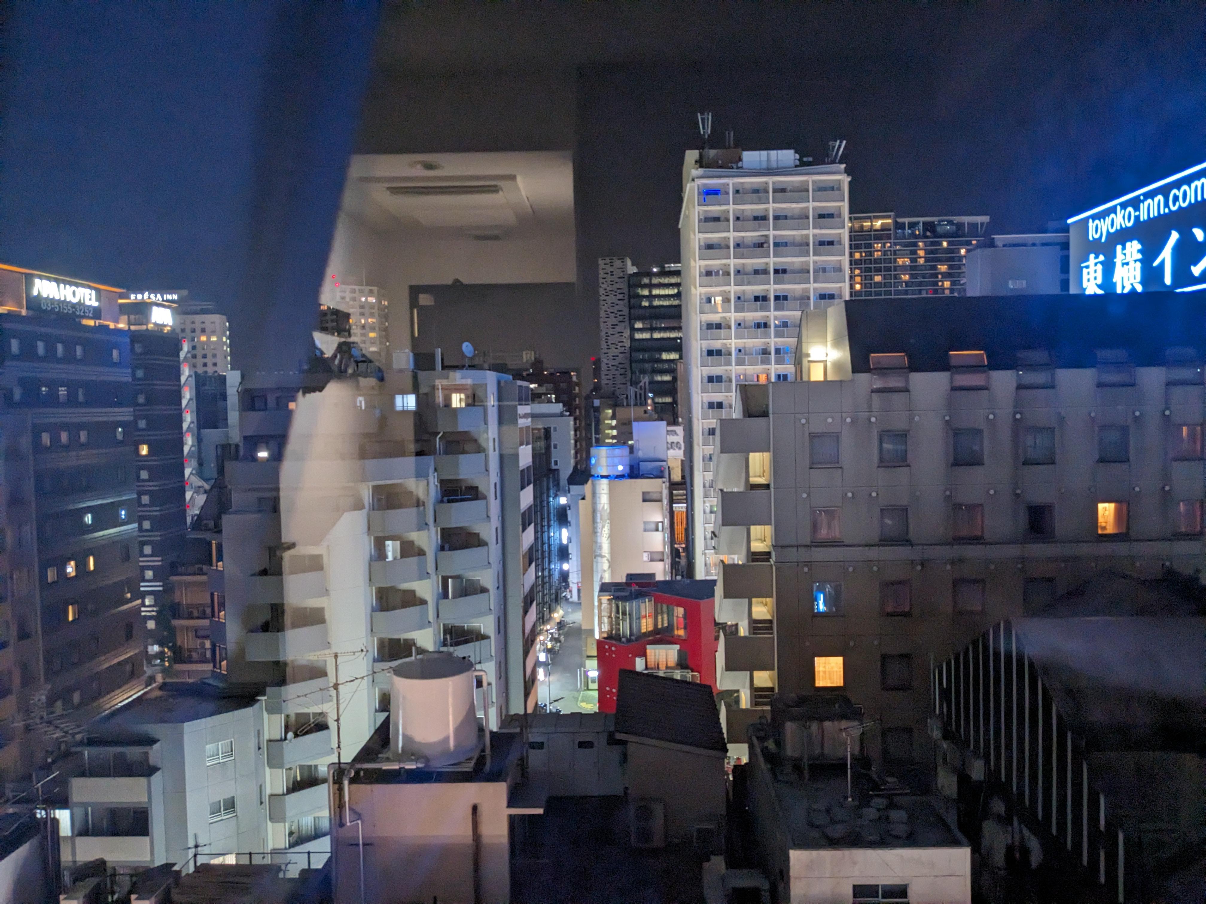 View from our room on the 11th floor