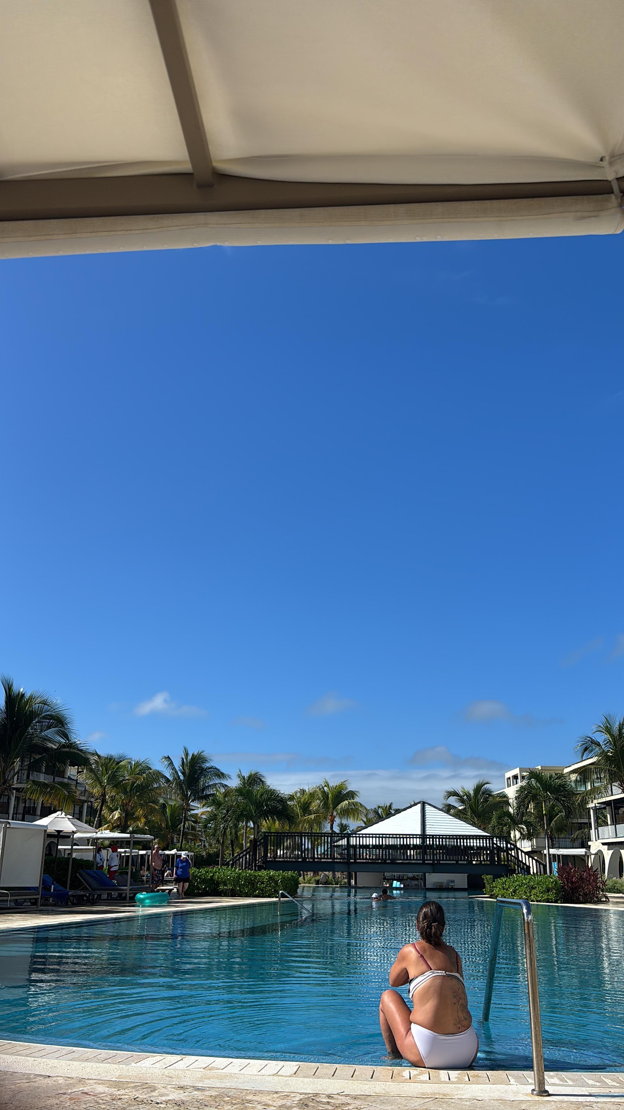 Adult only quiet pool