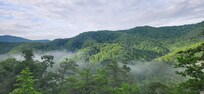 Smoky mountains from the deck