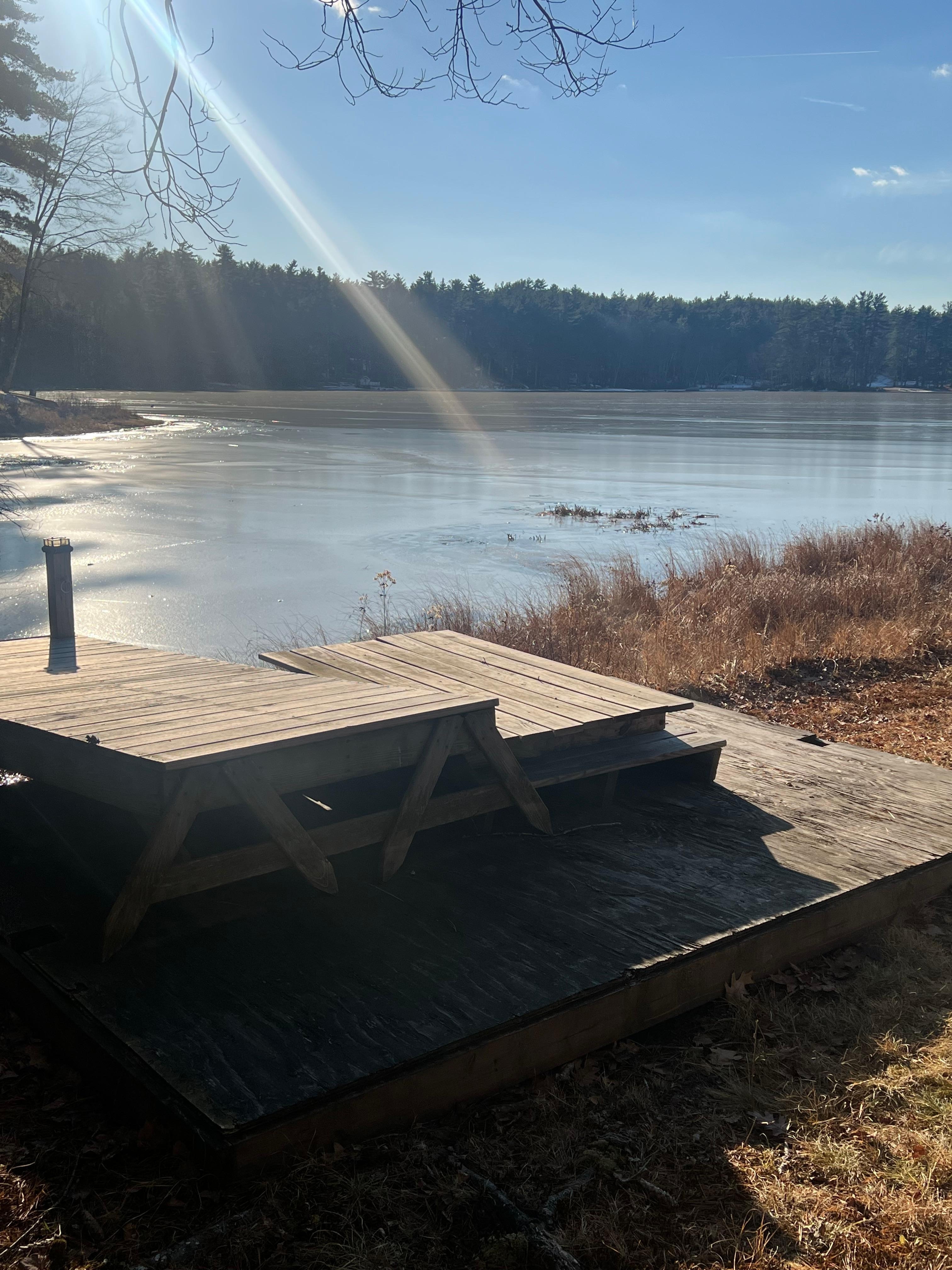 The view from the back deck.