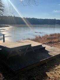 The view from the back deck.