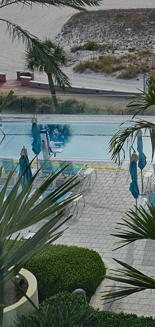  Pool not accessible.