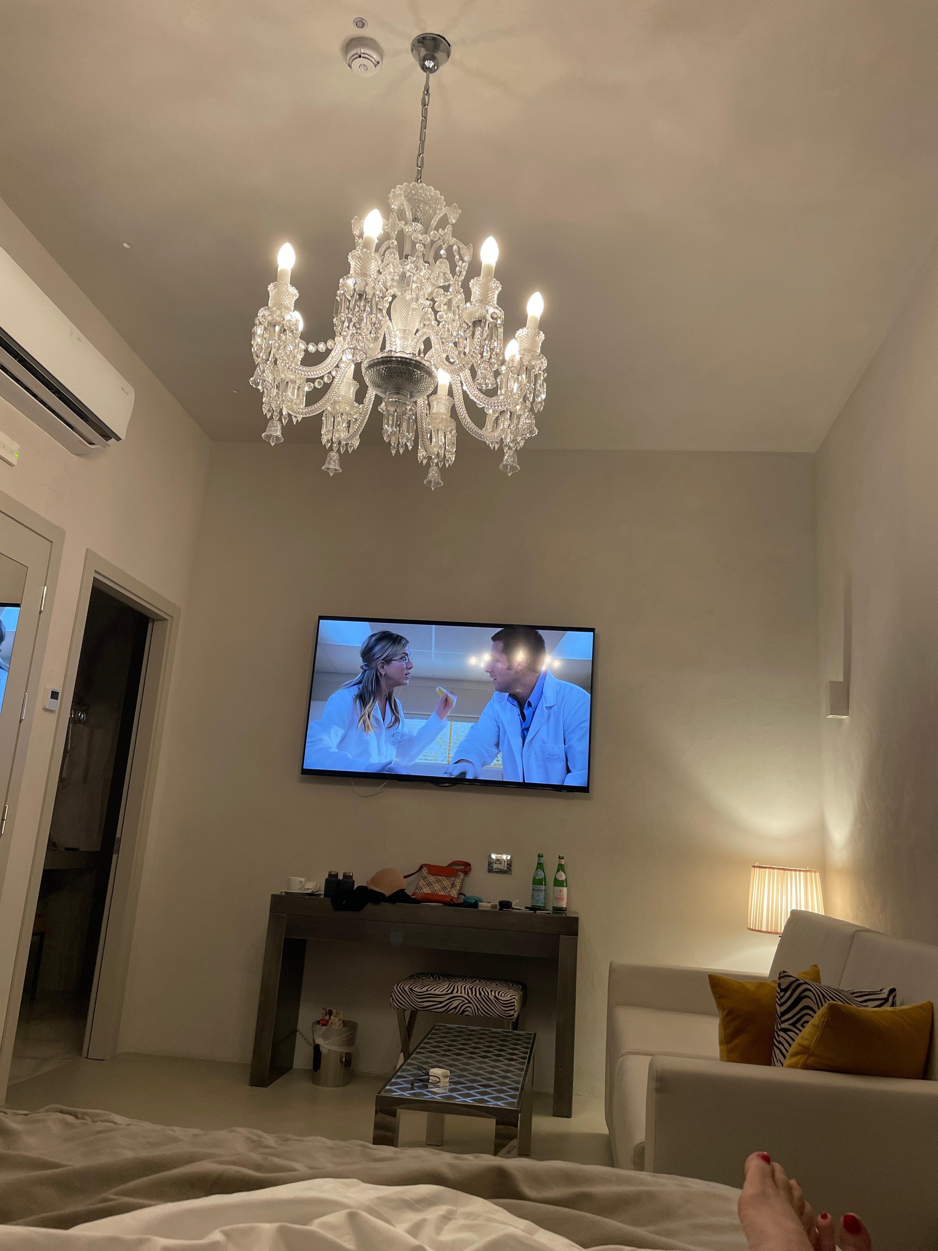 Room angle after a couple days. Didn’t get the awe inspiring walk around at first entry.