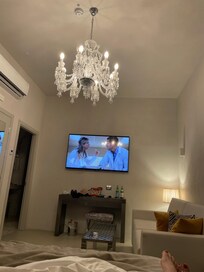 Room angle after a couple days. Didn’t get the awe inspiring walk around at first entry.