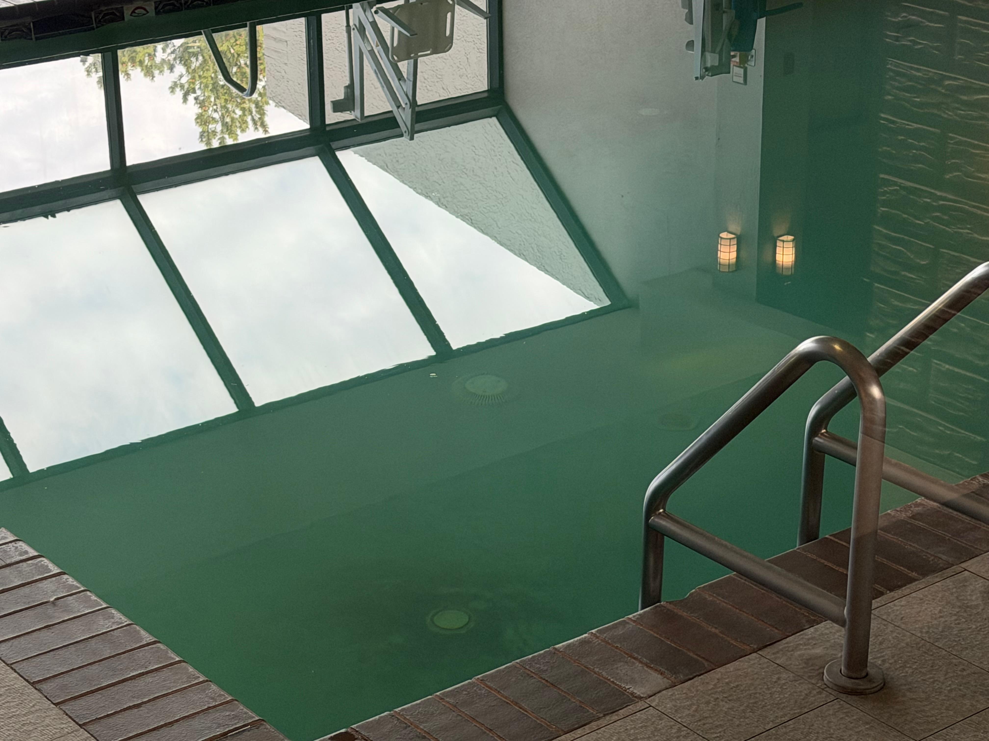 Cloudy pool and dirty
