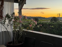Sonnenuntergang - Blick von der Terrasse