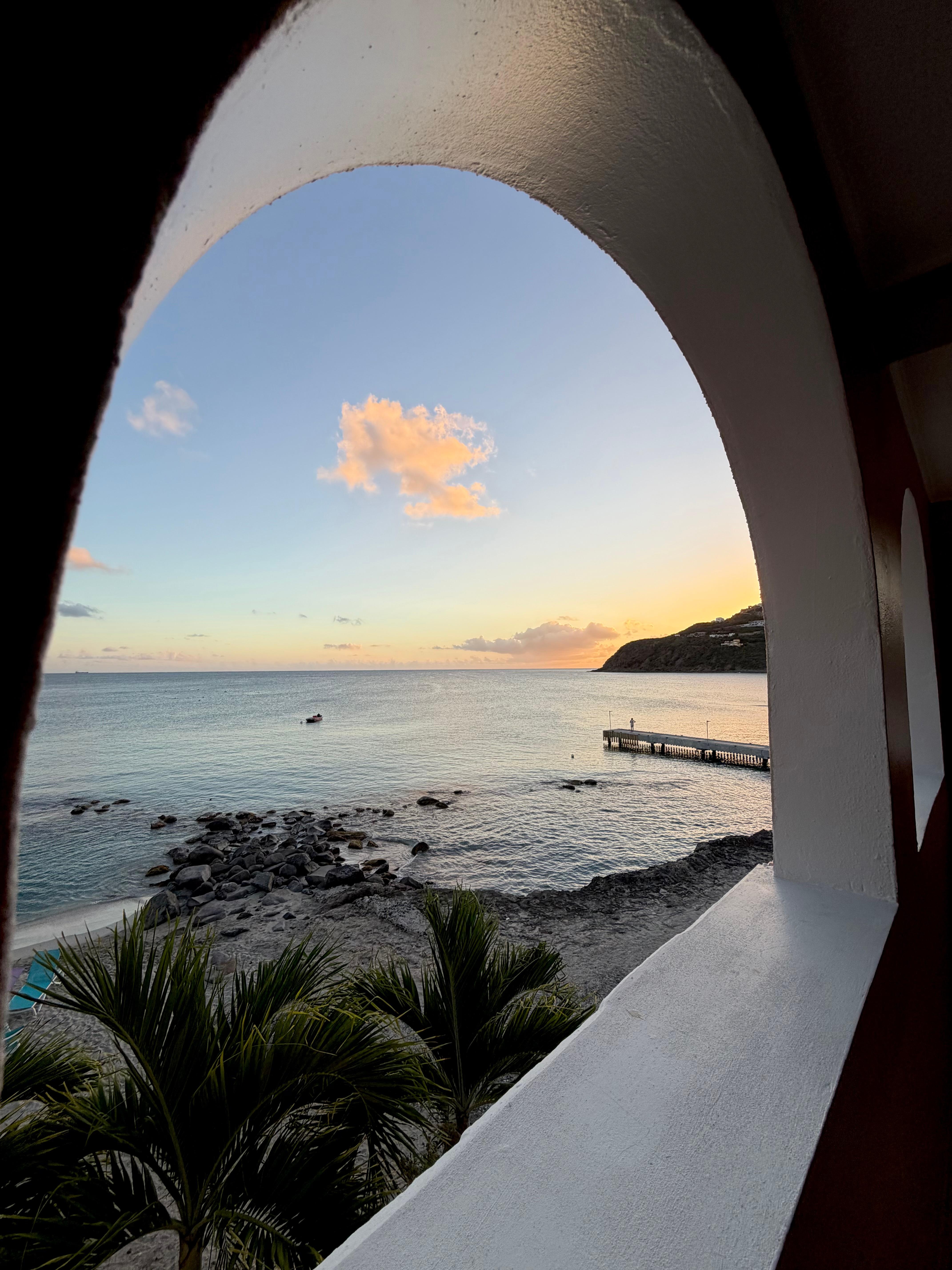 View from our balcony 