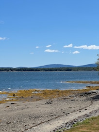View from shore of Cadillac mountain.