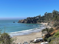 At nearby Anchor Bay Beach within walking distance.