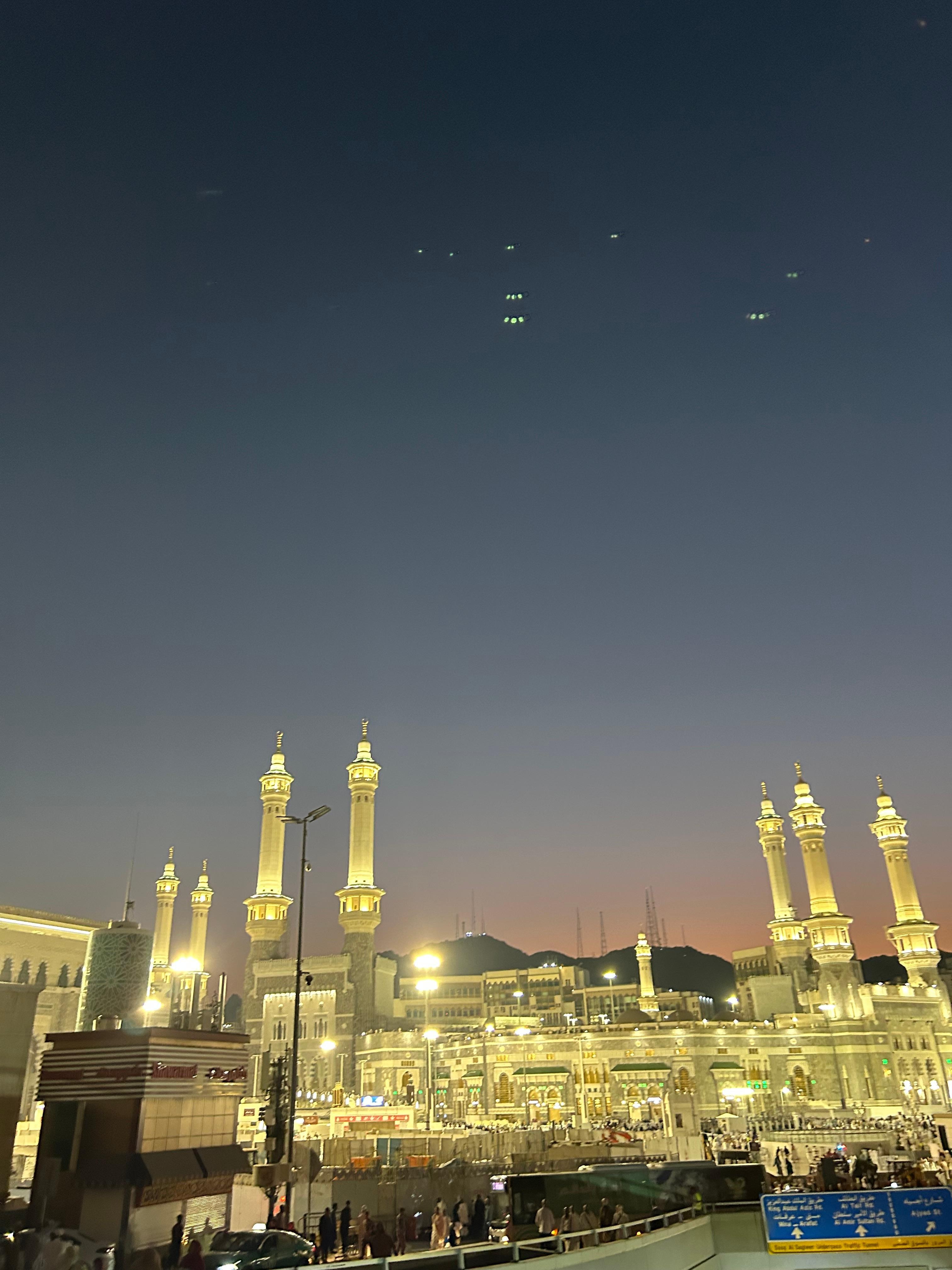 View of Haram from room 