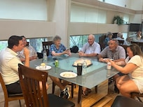 The dinning room
