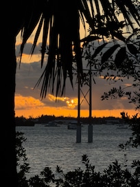 Sunset view from balcony
