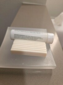 That's how they left the soap.