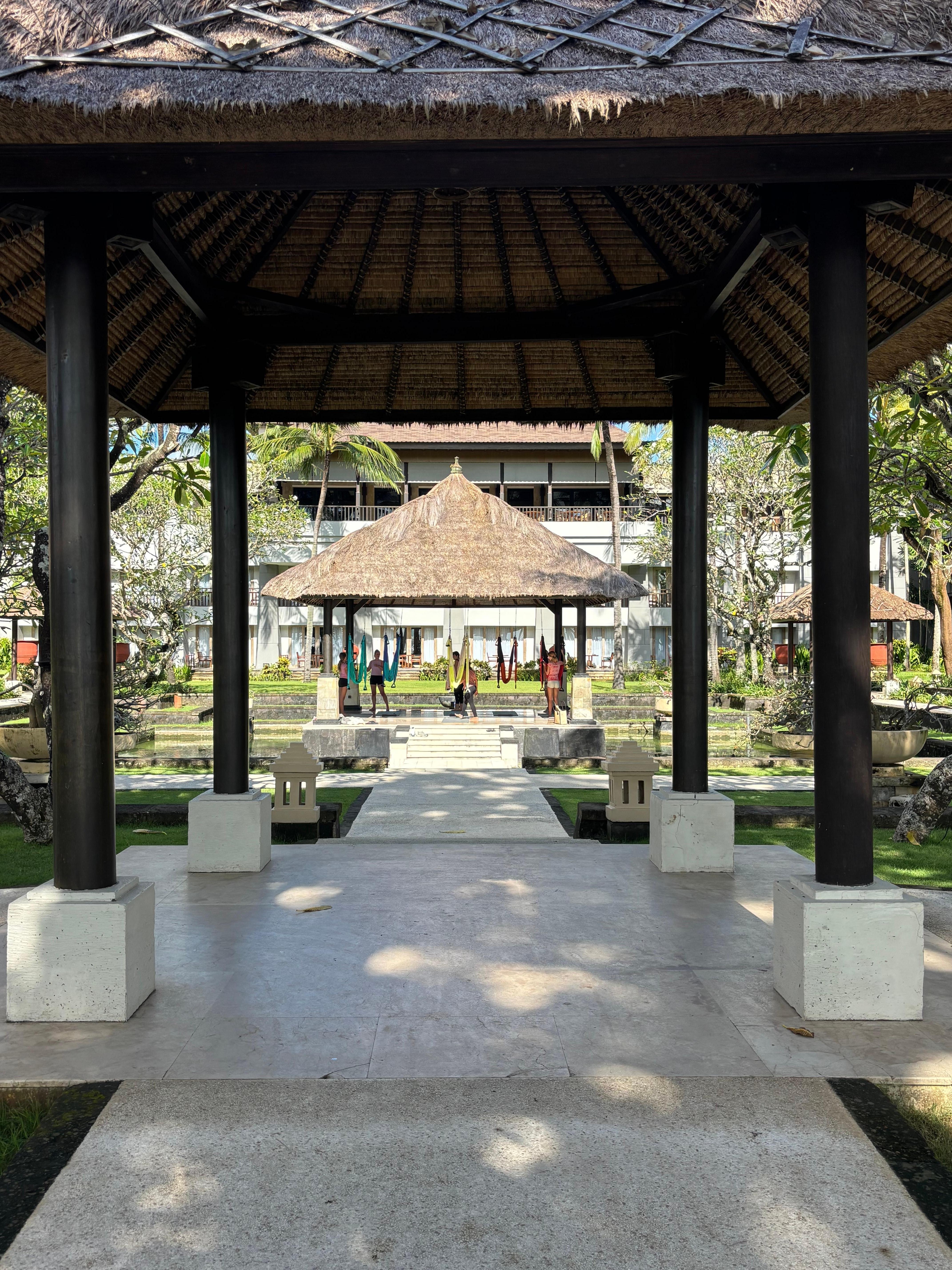 Walkways from room to lobby