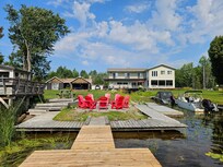 View of the property from the dock