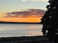 Great sunset viewing from living area and balcony