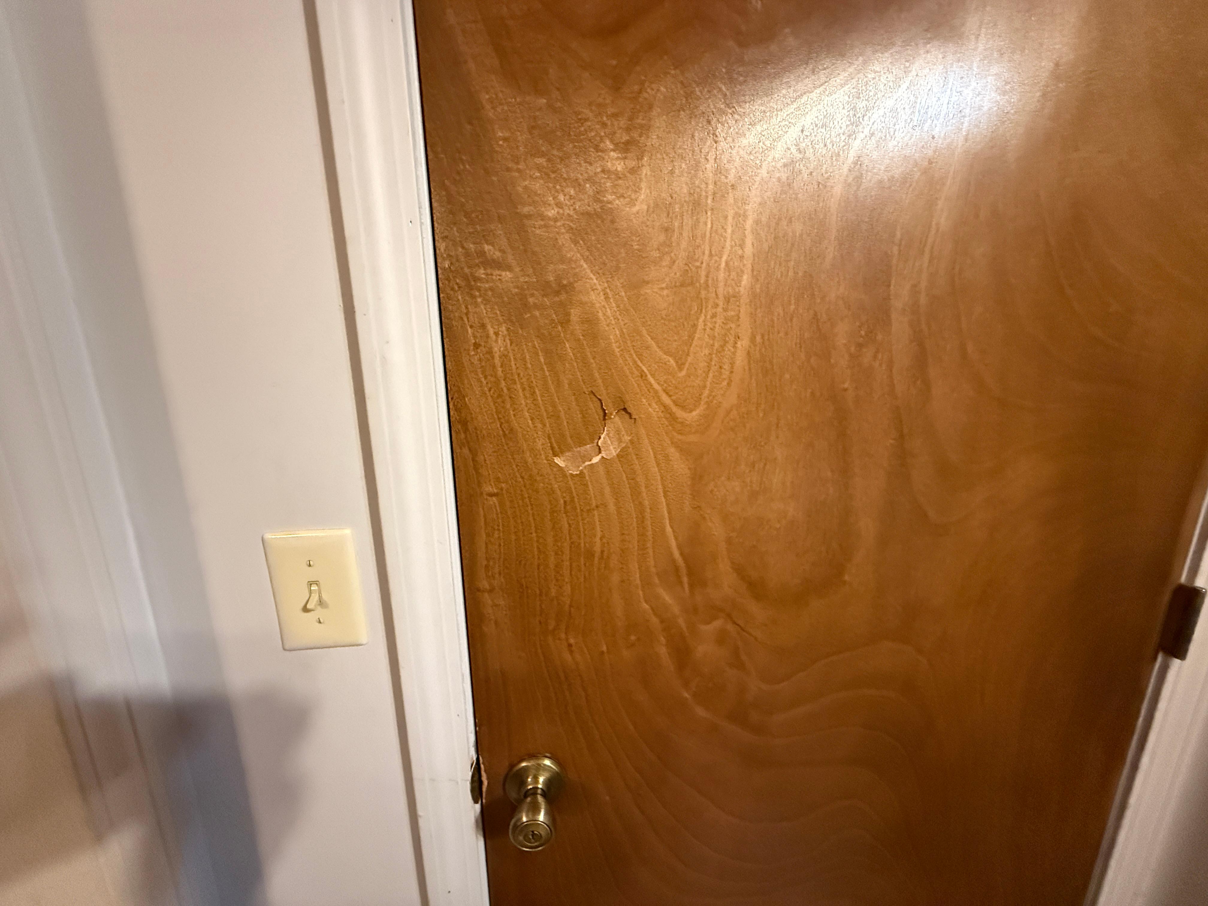 Door in bedroom