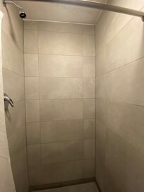 Shared modern shower (not all are this nice!)