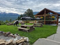 Restaurant patio