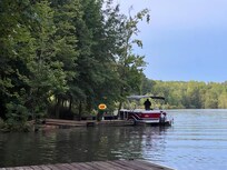 A short walk down to the dock.