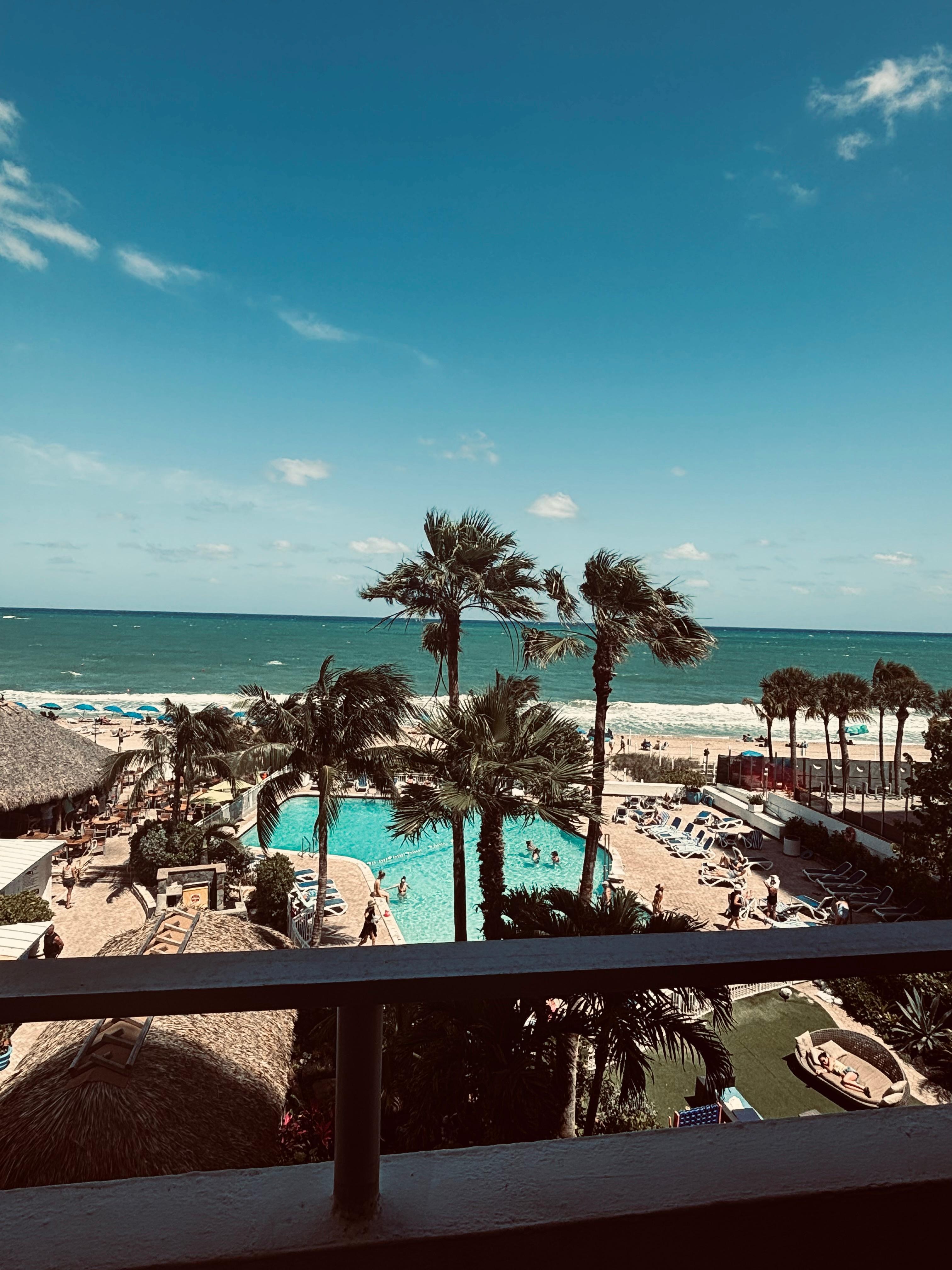View from the balcony!