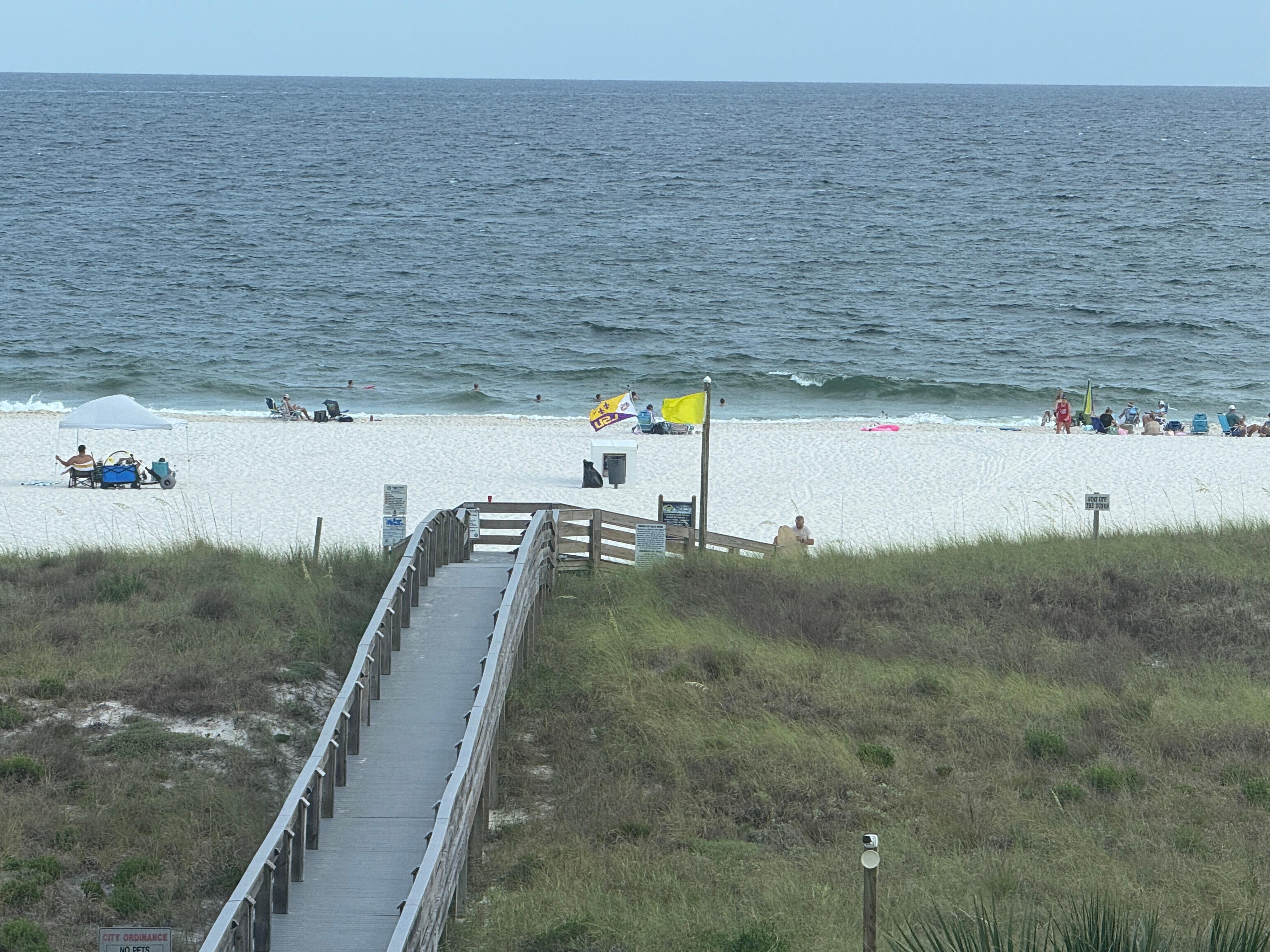 View from the balcony. 