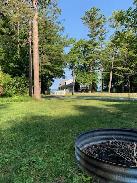 Lake view from front yard.