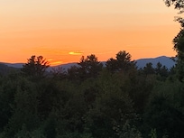 From front porch of Pinnacle View Cottage