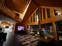 View from the recliner in the living room