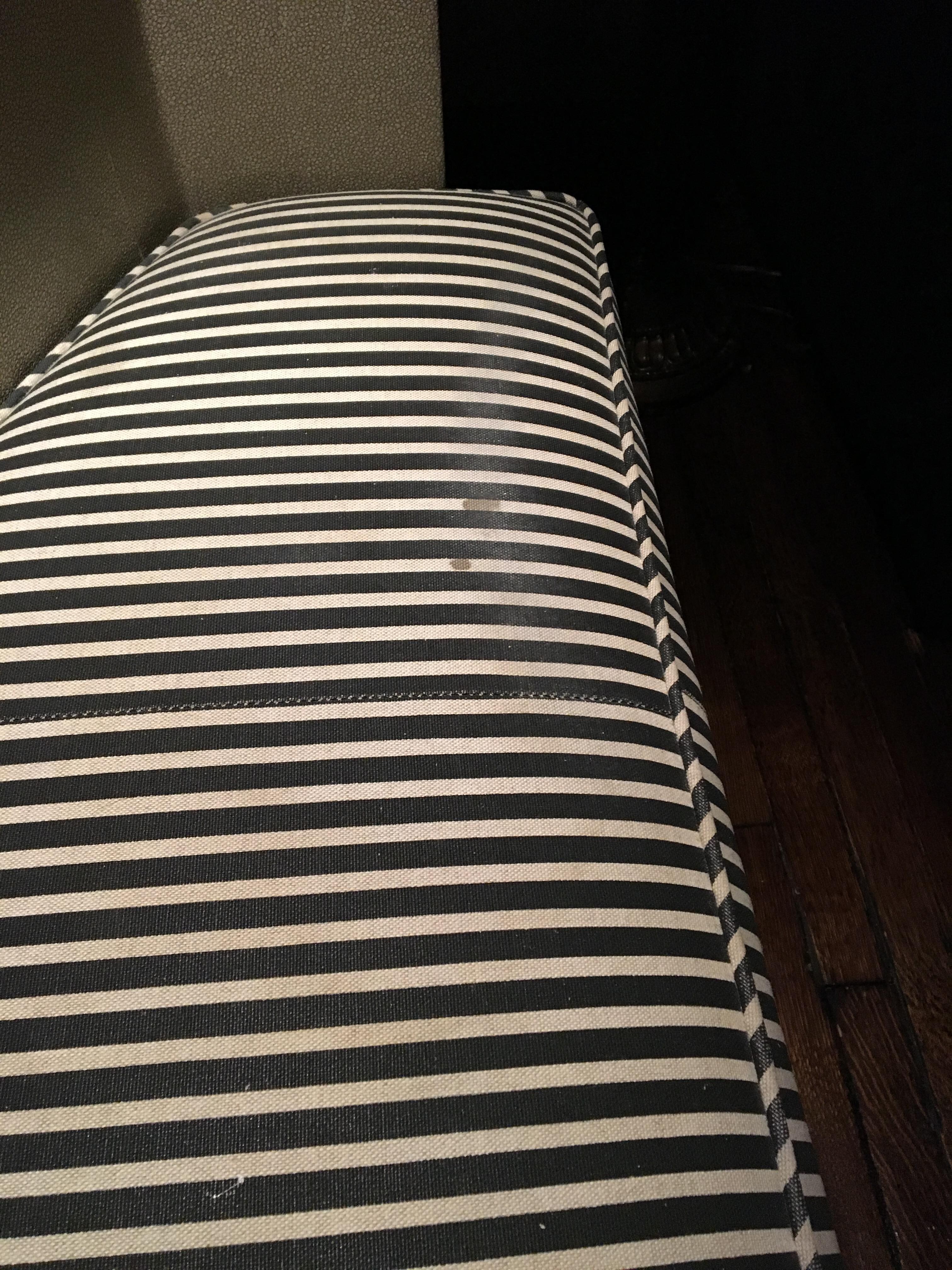 Stained cushions.