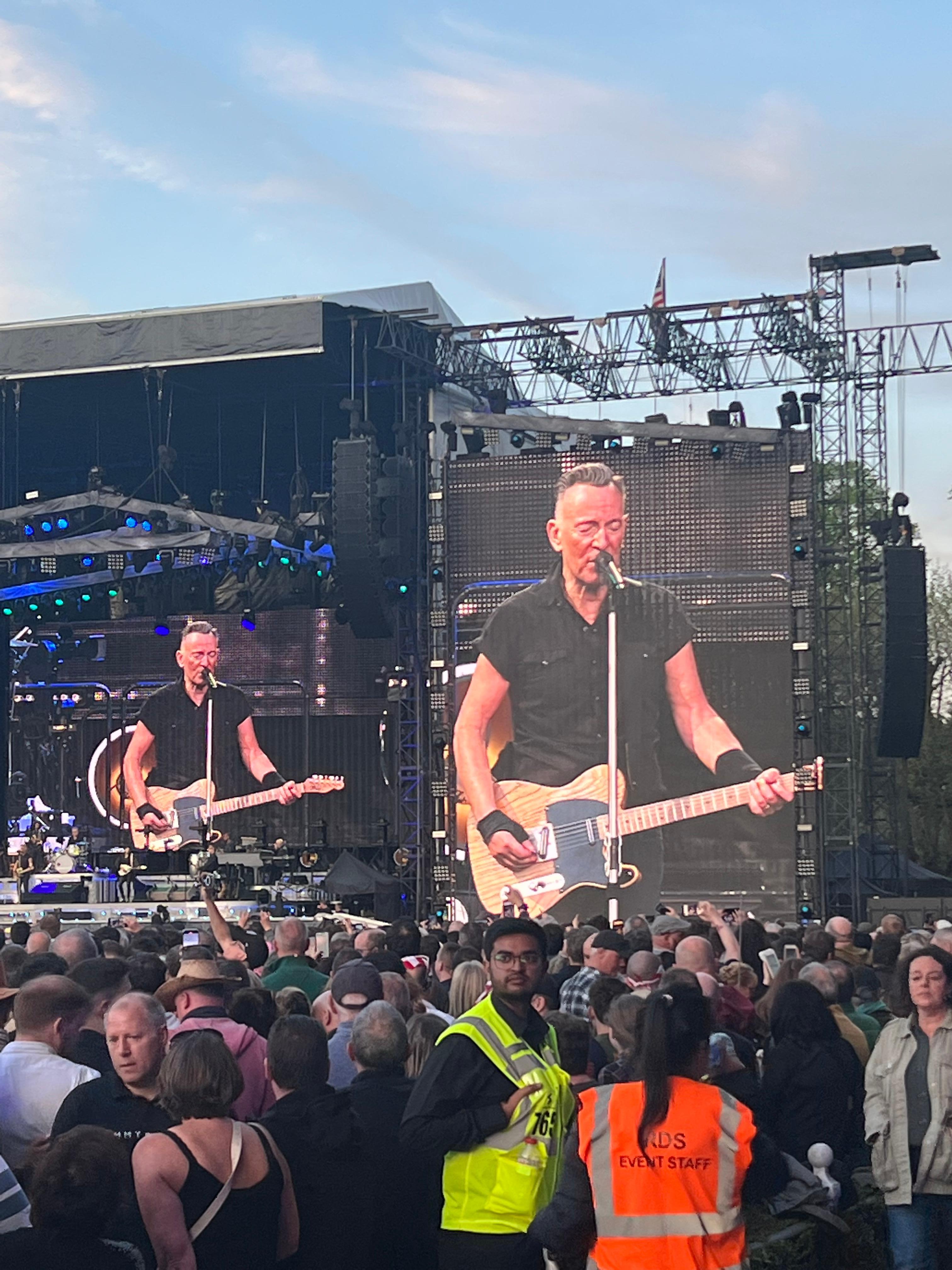 Super lucky to score Bruce Springsteen tickets… no idea he was in Dublin!