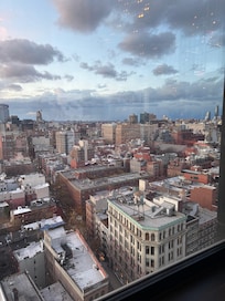 View from rooftop bar