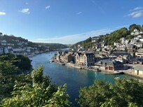 View of the town from the apartment.