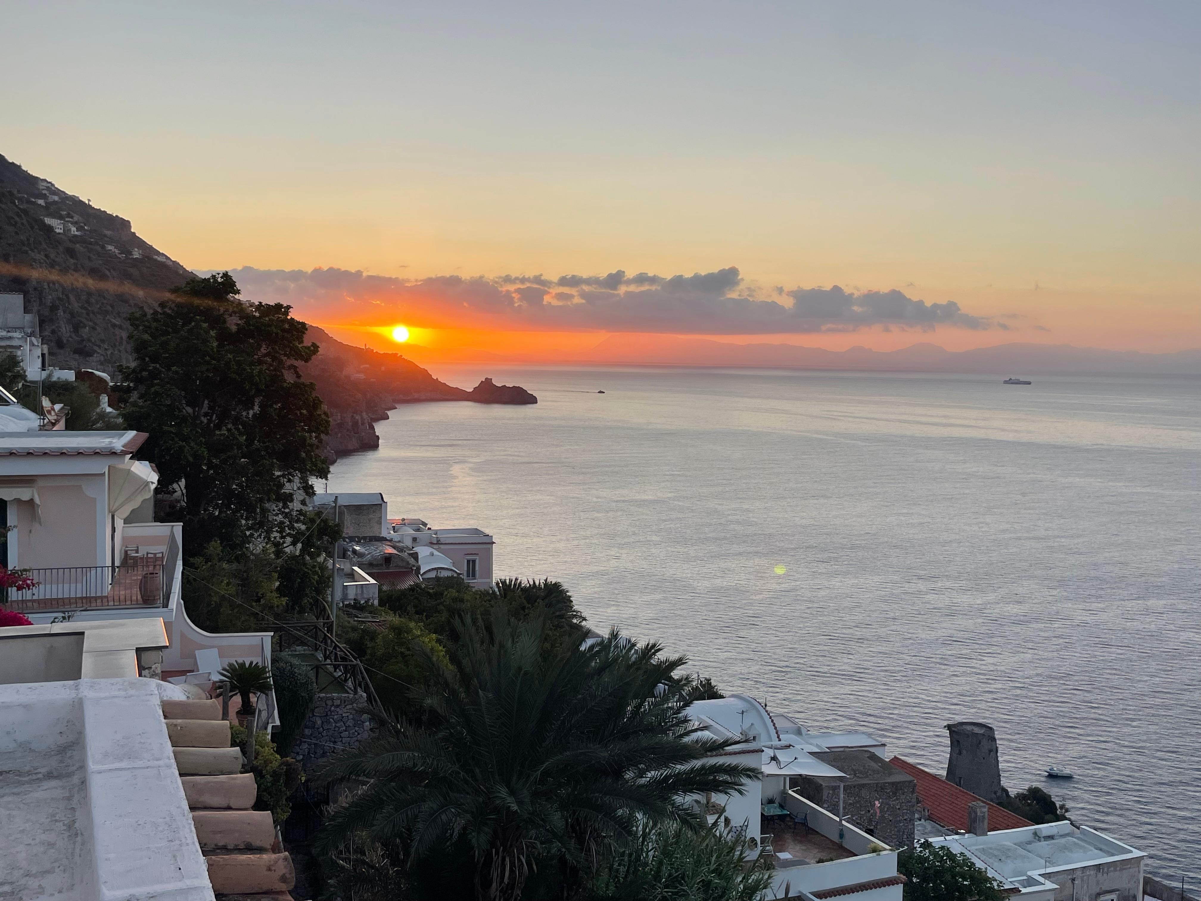 Sunrise from balcony