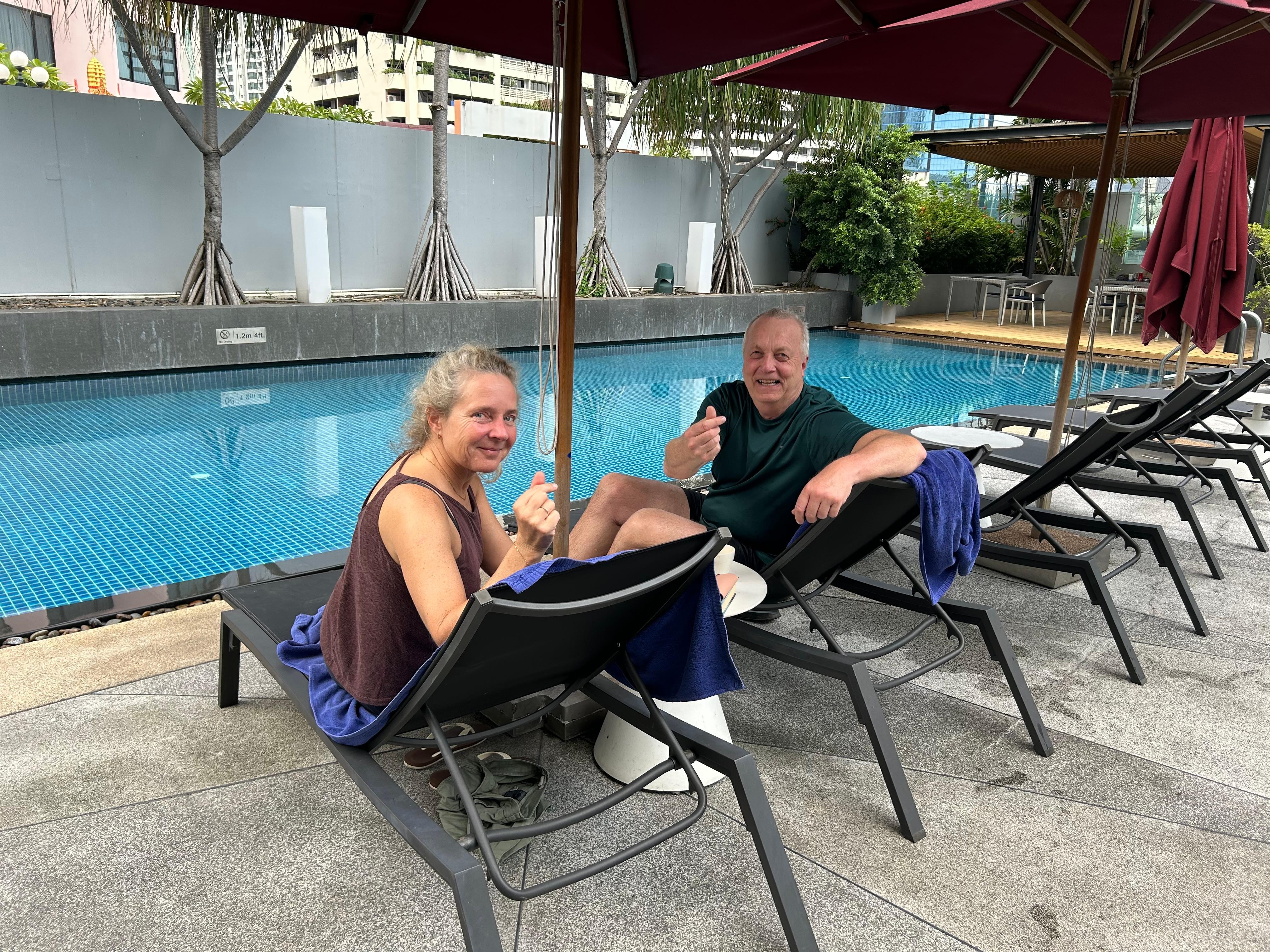 Rooftop pool