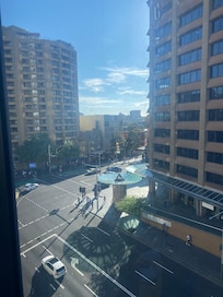View from my room looking at Oxford street