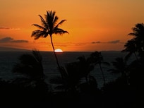 Sunset view from the patio