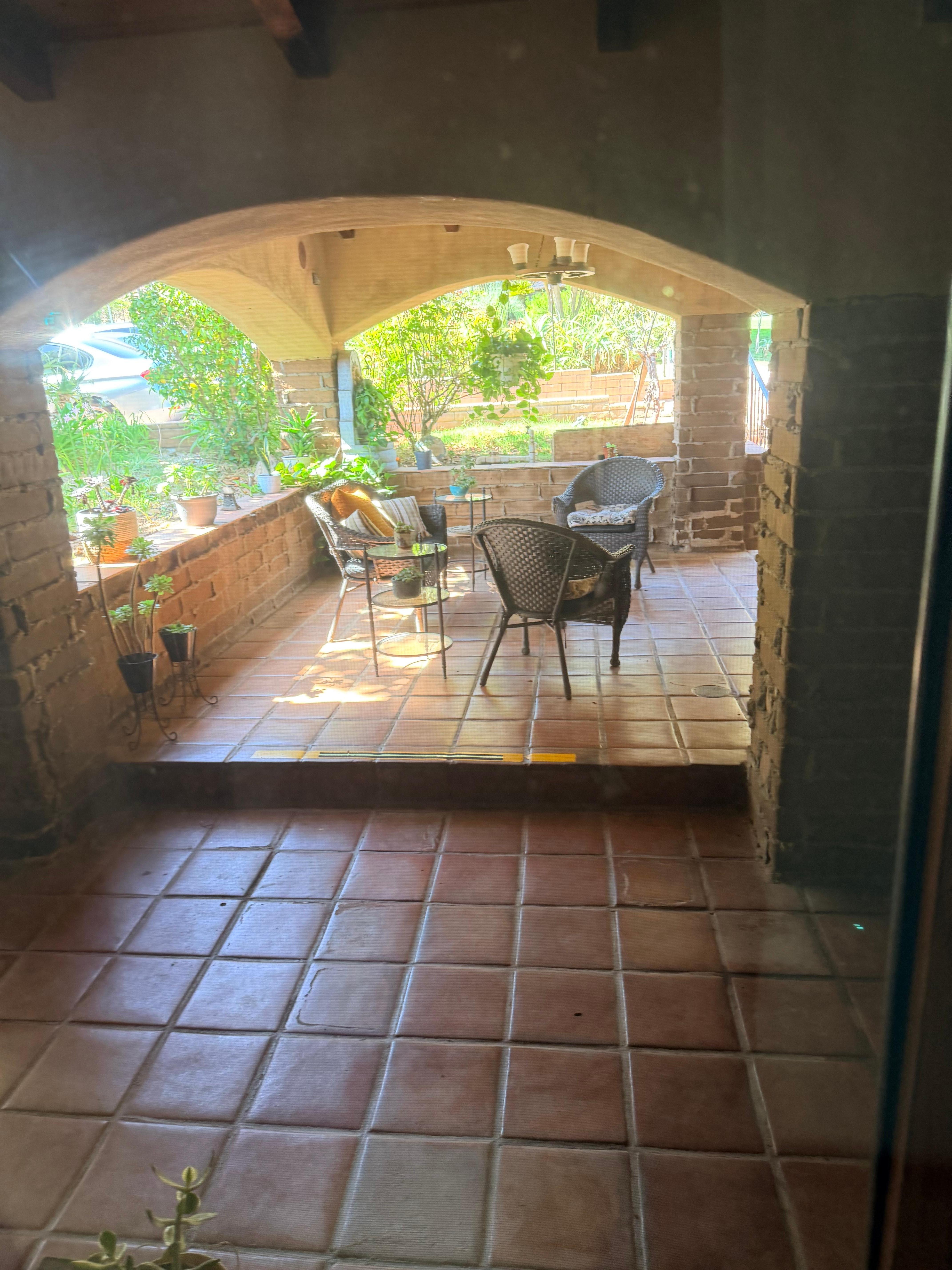 The patio