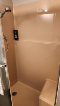 Seated shower