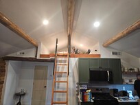 Kitchen and loft