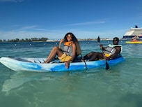 Water sports in the beach area