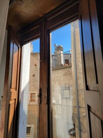 Vista dalla finestra della stanza