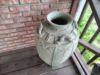 Vase on porch