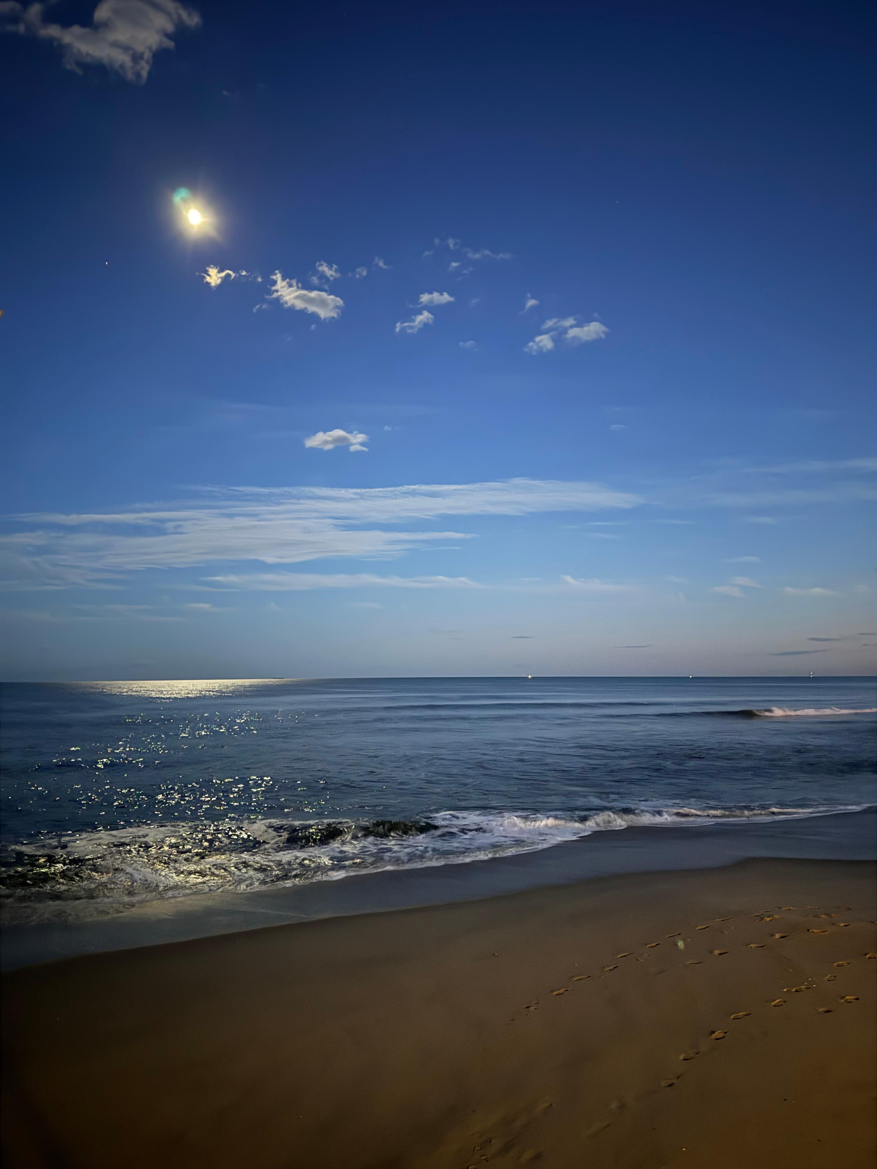 Beach front right across Ocean Avenue 