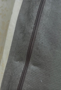 Dog hair on pullout couch that flew all over in the air every time you pulled the couch out.