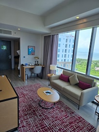 Living area toward the main entrance.