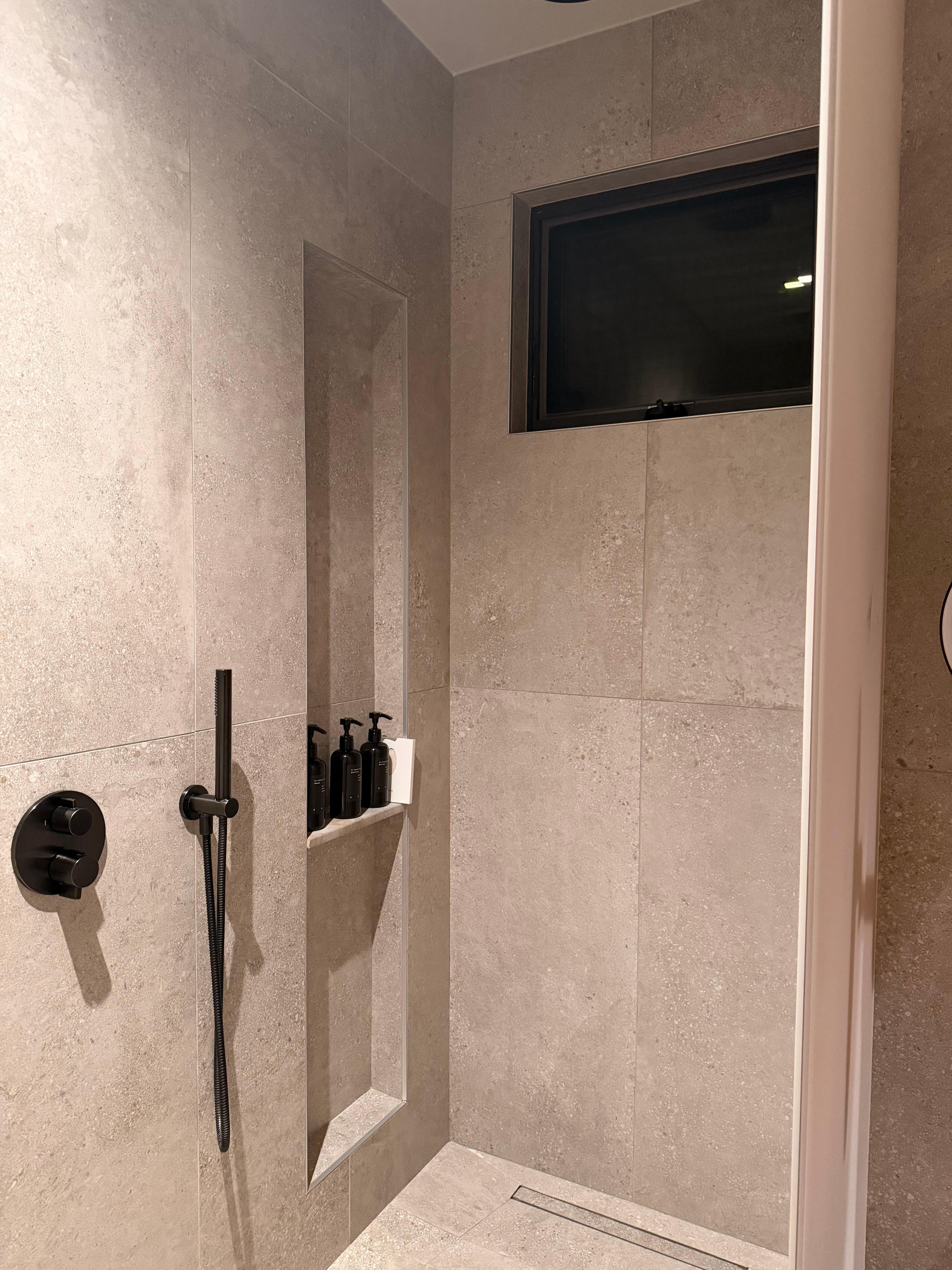 Heated floors in the bathroom!