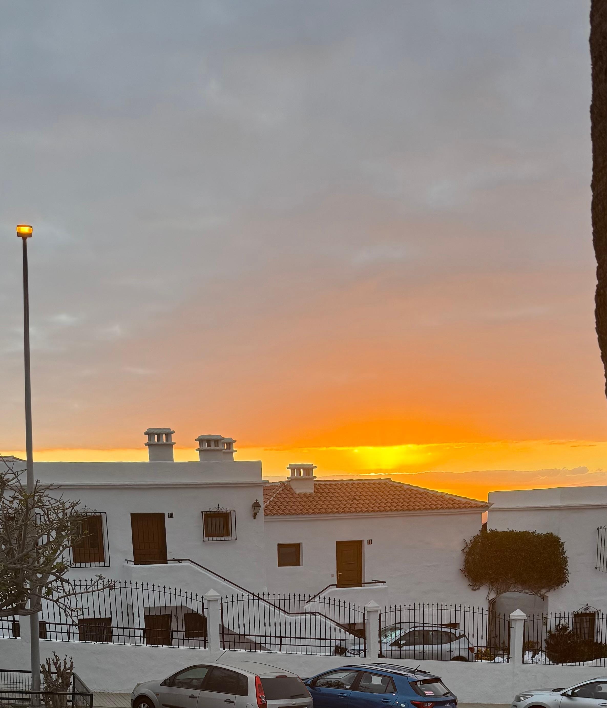 Beautiful view from our balcony 