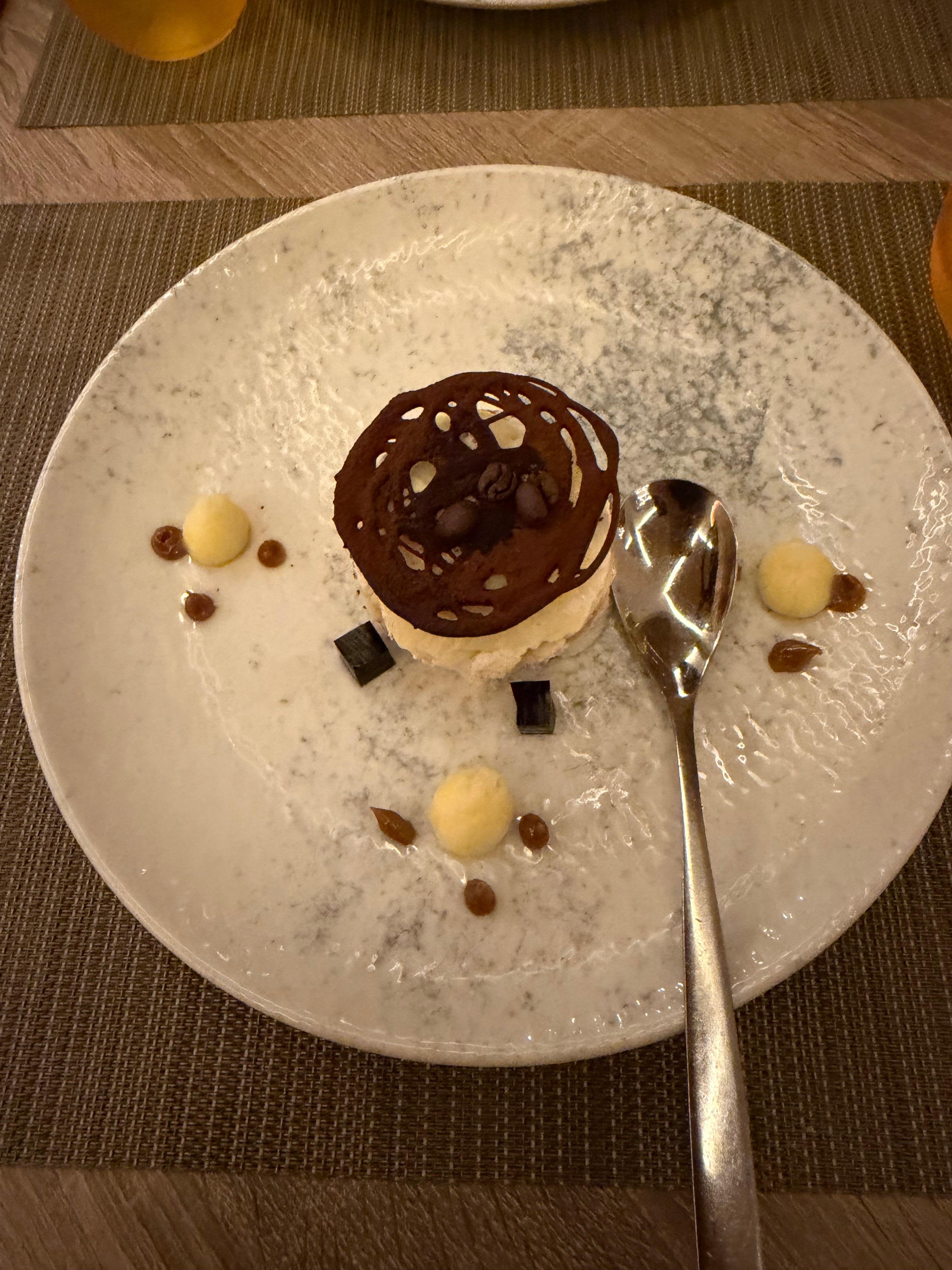 Tiramisu - as good as food gets in Aruba.